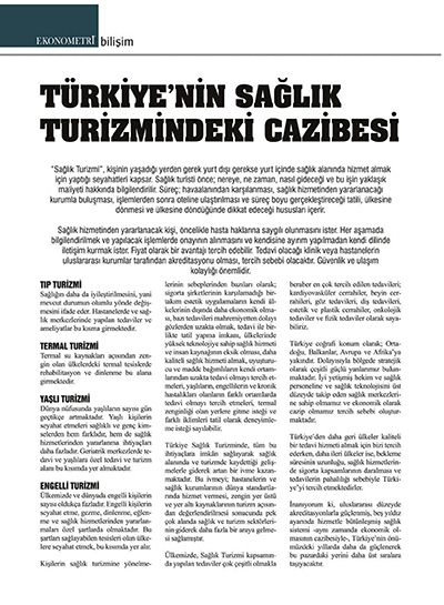 Zerrin Tüfekçi - Türkiye'nin Sağlık Turizmindeki Cazibesi