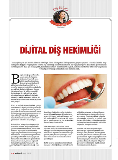 Zerrin Tüfekçi - Dijital Diş Hekimliği